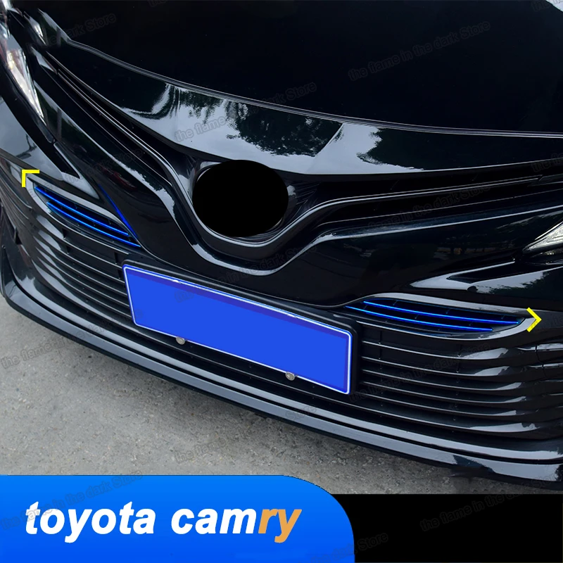 

Lsrtw2017 Автомобильная передняя решетка радиатора, боковое украшение для Toyota Camry 2019 2020 2018 70 V70 Xv70 Trd аксессуары, спортивная версия
