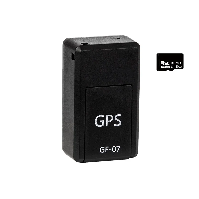 GPS With 8G TF Card Мини GF-07 GPS трекеры SOS устройства слежения для автомобиля ребенка Локация трекеры локатор системы мини GPS постоянный магнитный - Цвет: GPS With 8G TF Card