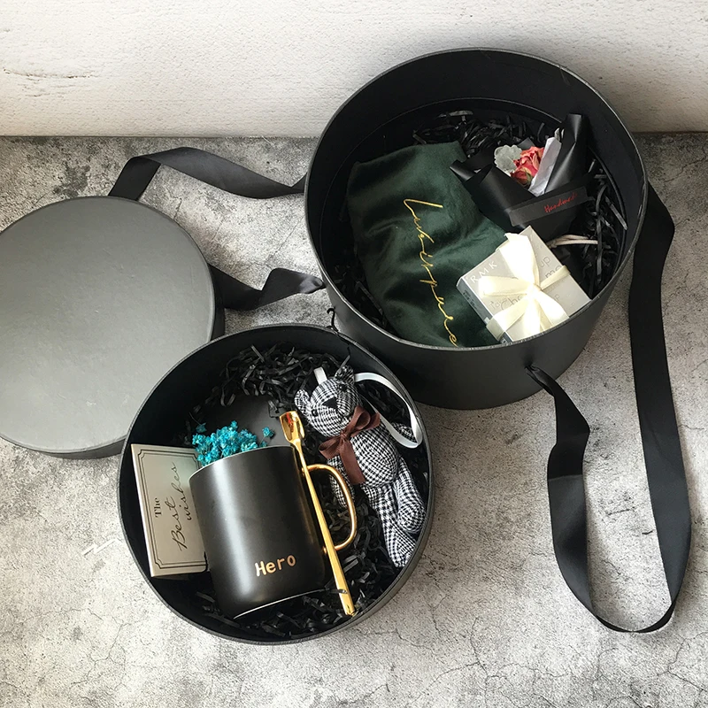 Подарочная коробка с двумя сердечками портативный упаковочный держатель