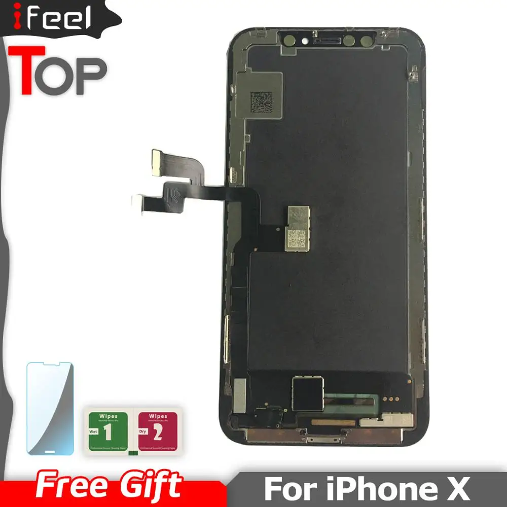 AMOLED для iPhone X ЖК-дисплей + сенсорный экран с дигитайзером запасные части замены