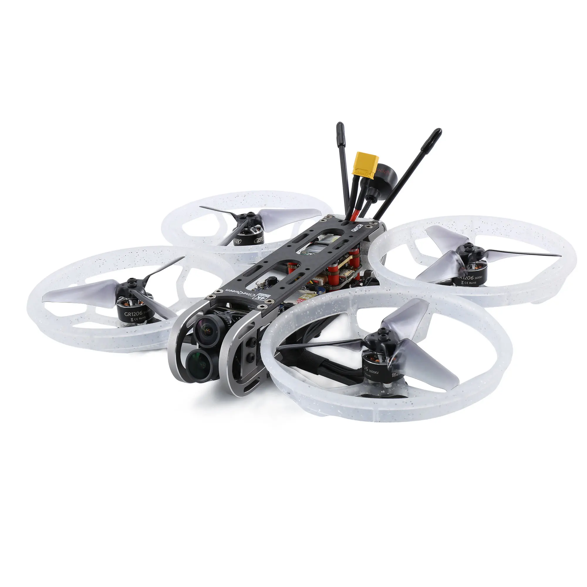 GEPRC CineQueen 4K Runcam Hybrid FPV камера 3 дюйма CineWhoop стабильный V2 F4 30A ESC 1206 3600KV бесщеточный двигатель для радиоуправляемого дрона