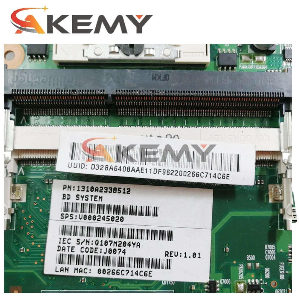 

AKemy V000245030 6050A2338501 for toshiba satellite L630 L635 laptop mainboard motherboard HM55 ati video card DDR3