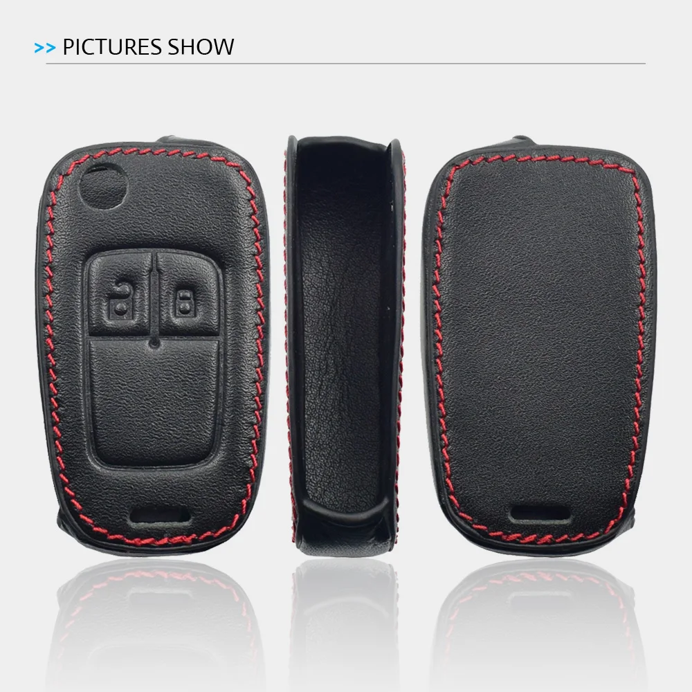 Кожаный чехол для автомобильных ключей Шевроле-это эпос Lova Camaro Impala Buick 2/3/4 кнопки