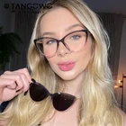 Оправа для очков TANGOWO Cateye женская, брендовые дизайнерские винтажные магнитные оптические очки двойного назначения для близорукости, 95658