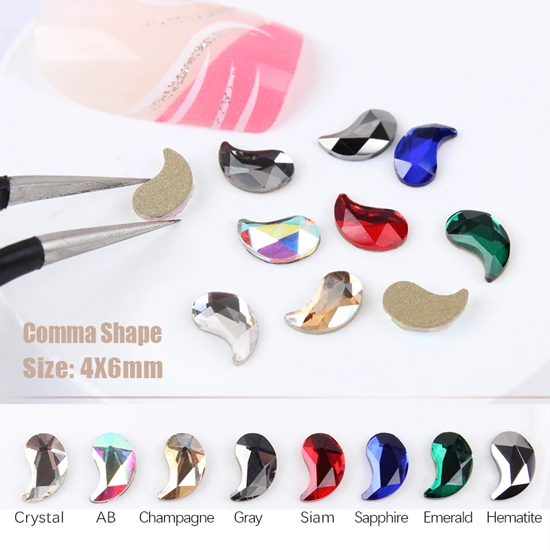 Оптовая продажа большая упаковка 1000 шт Стразы для ногтей с символом маленькие