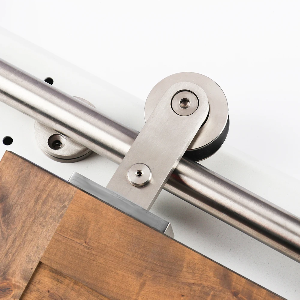 Оборудование для раздвижной двери сарая комплект Нержавеющая сталь Верхнее