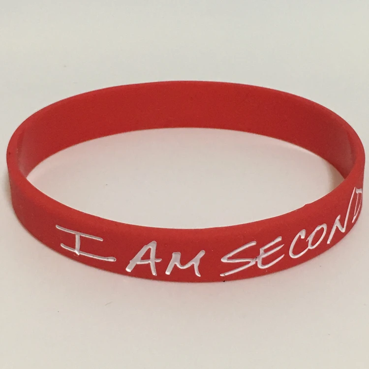 1 шт я второй силиконовый резиновый браслет наручный Браслет Брелок|Гибкие