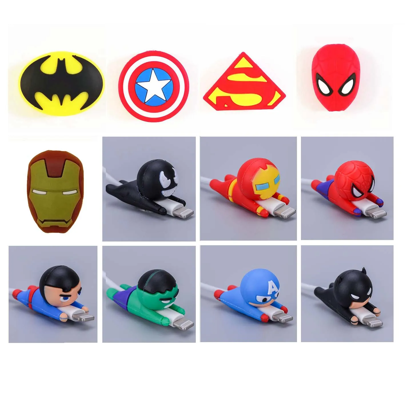 12 видов конструкций милые укус Герой мультфильма серии кабель Winder линии передачи