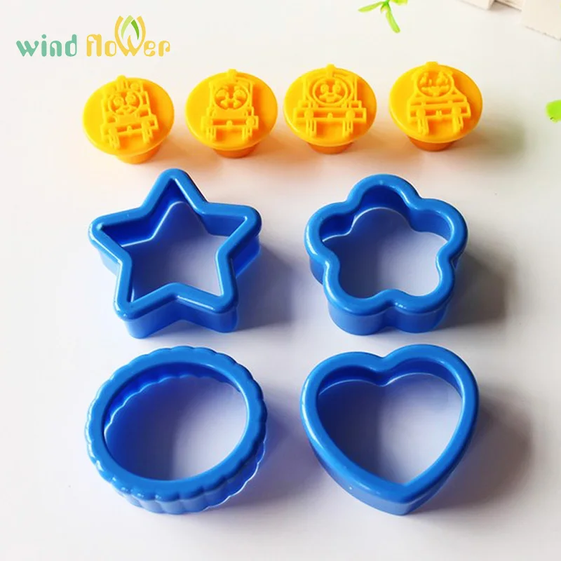 Ветер цветок 4 шт./компл. DIY мультфильм форма для выпечки Бисквитное печенье резак