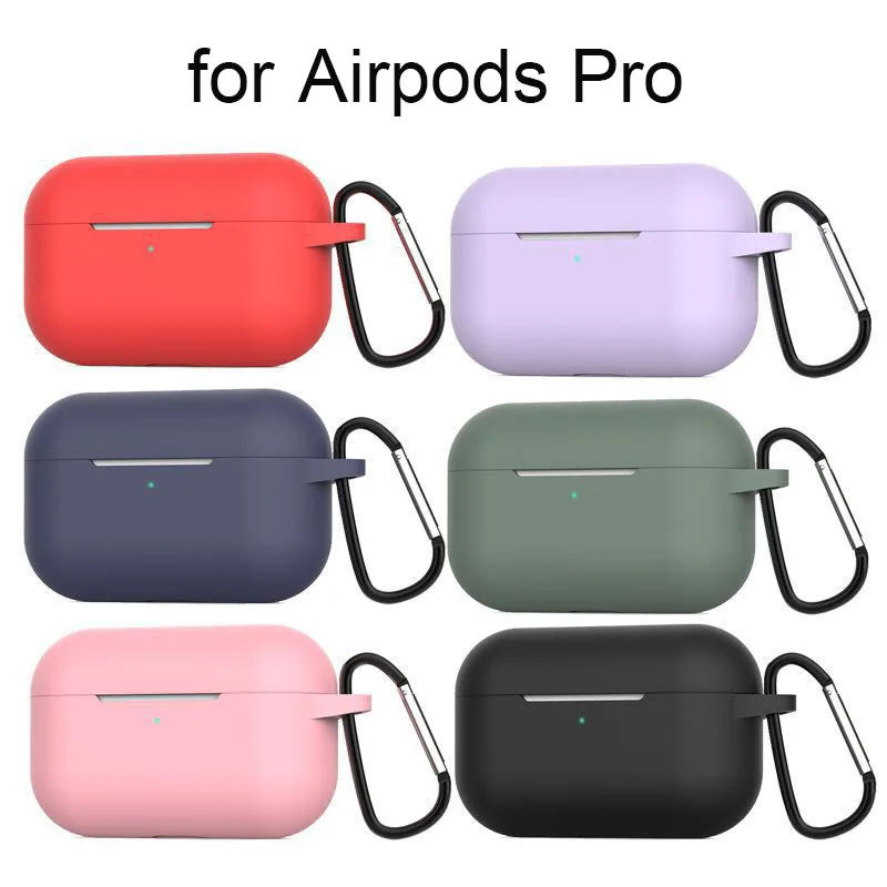 Силиконовый чехол Защитный для Apple Airpods pro Чехол TWS Bluetooth наушники Мягкий