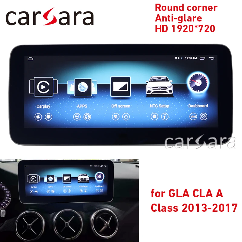 Carsara 10 25 &quotсенсорный экран Android для Benz CLA/GLA/A Class W176 2013 2015 gps навигация радио стерео