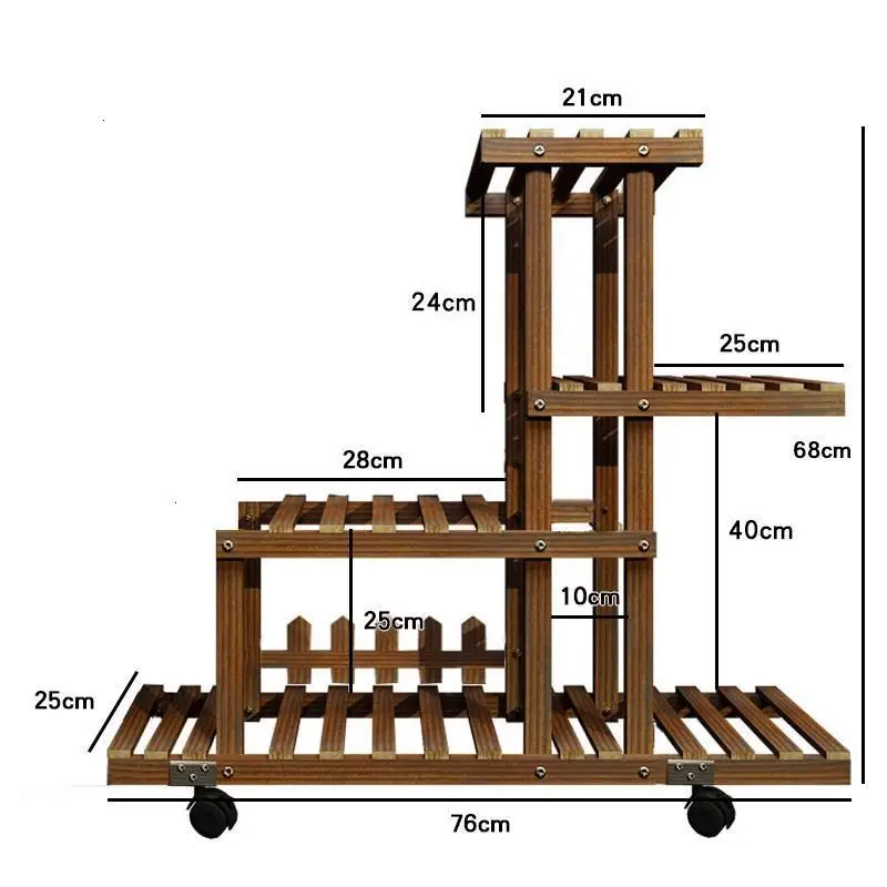 

Madera Soporte Interior Living Room Table For Estanteria Para Plantas Plant Rack Shelf Dekoration Stojak Na Kwiaty Flower Stand