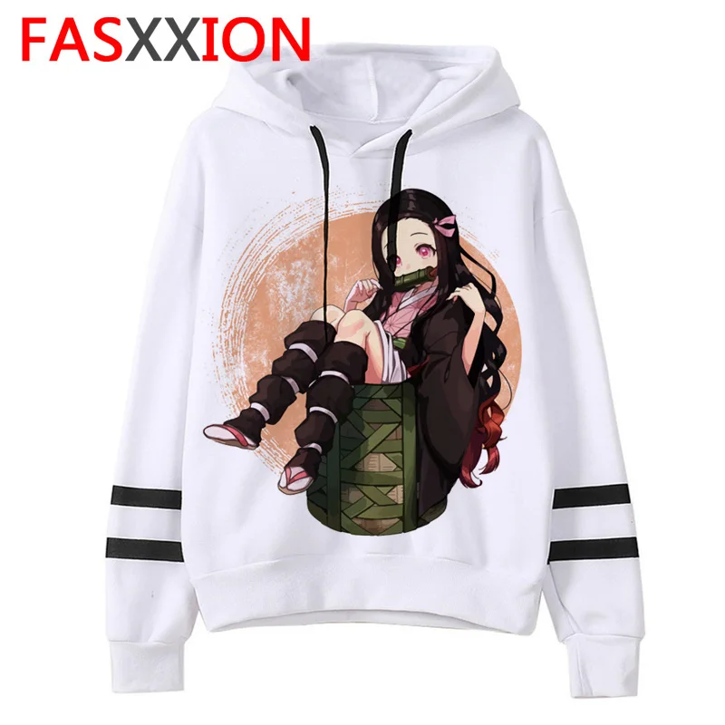 Demon Slayer мультфильм для мужчин/для женщин толстовки аниме унисекс harajuku эстетическое 90s Толстовка ulzzang Графический повседневное Мужской капюшон
