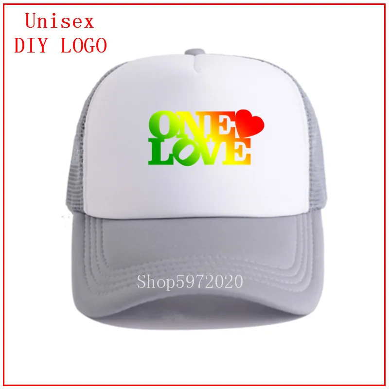 Женские Пляжные шапки One Love сетчатая бейсболка с конским хвостом для водителя