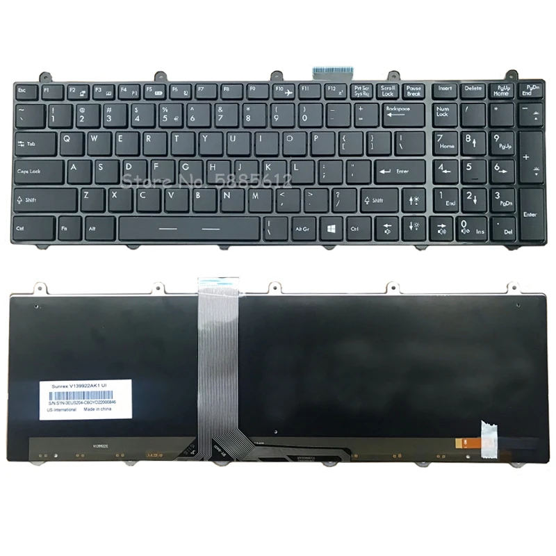 Английская подсветка клавиатуры ноутбука MSI GT70 MS 1756 GT780 GX70 GX60 US|Клавиатуры для