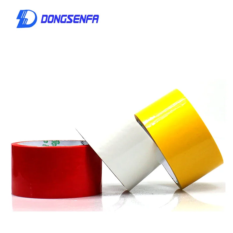 DONGSENFA 1 рулон 40 м цветная лента для упаковки клейкая Упаковочная этикетка