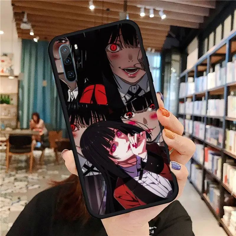 

Kakegurui Jabami Yumeko Phone Case For Huawei honor Mate P 9 10 20 30 40 Pro 10i 7 8 a x Lite nova 5t Soft silicone funda