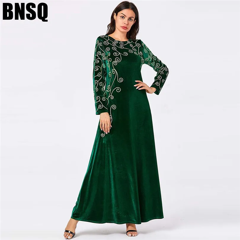 Арабское золото бархат вышитые абайя индийская одежда для женщин панджаби Курта