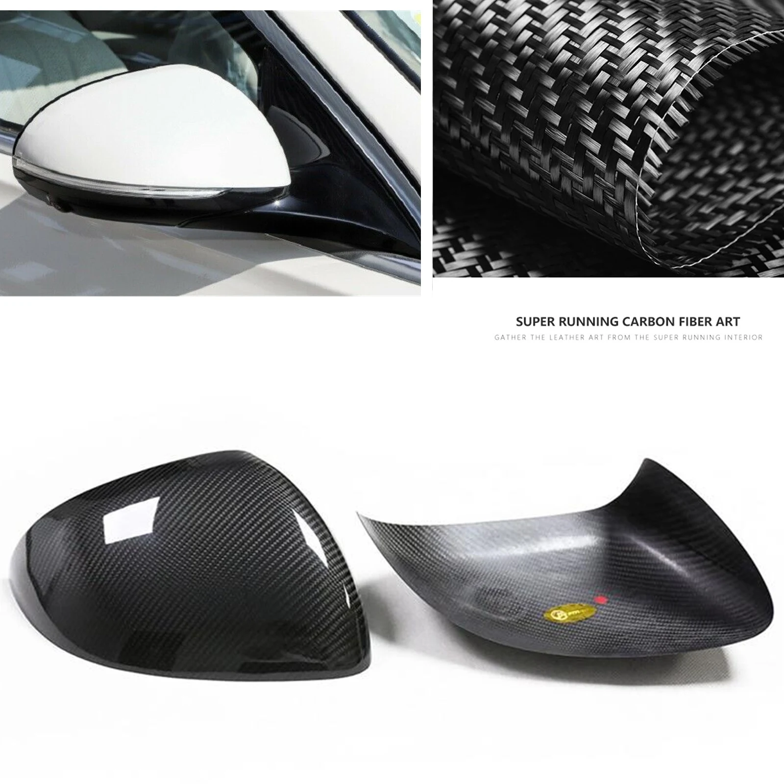

Mirror Cover For Mercedes Benz C-Class W206 S-Class S400L W223 2021 Dry Carbon Fiber Car Exterior Rear View Caps Shell Add On