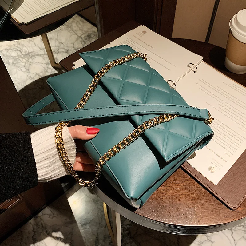 

Women's 2021 New Fashion Chain Messenger Bag Small Square Bag Tote Bag Designer Handbags High Quality Purses Crossbody