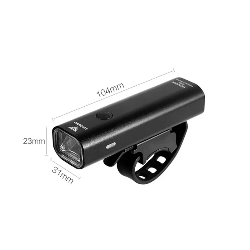 

RAPIDLY Bike Light Rainproof USB Rechargeable LED 2000mAh MTB Front Lamp Headlight Aluminum Ultralight Flashlight Bicycle Light