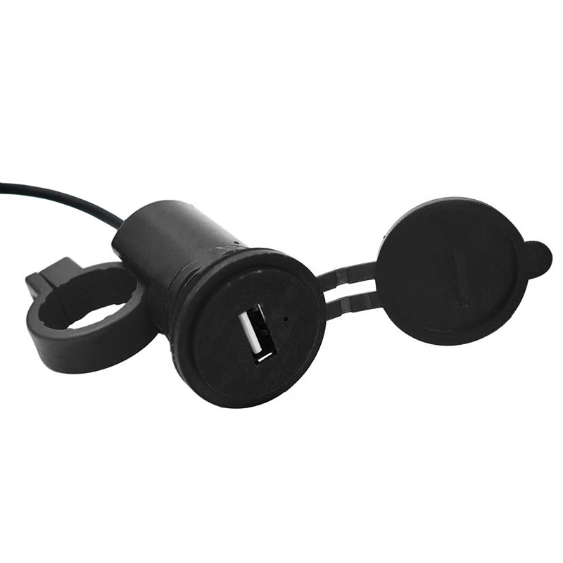 

12V 3.2*4.3cm USB Charger Socket Adapter Power for Car Motorcycle Handlebar Waterproof