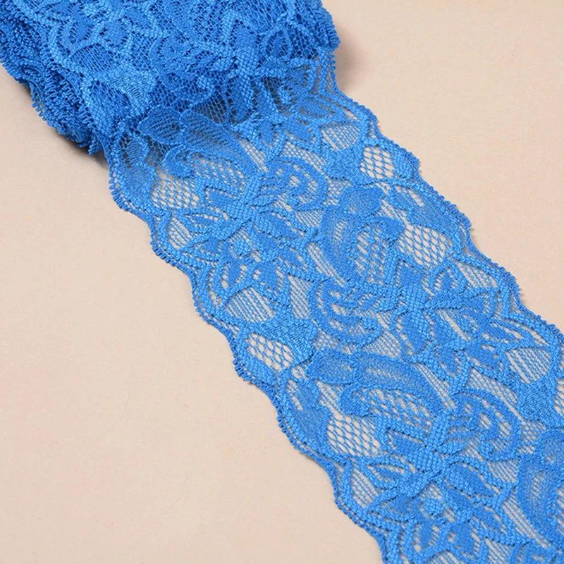 Эластичная кружевная ткань 5 ярдов 8 см|Кружево| |