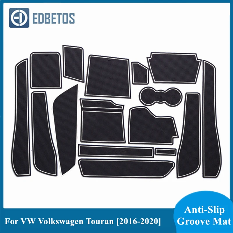 Дверной коврик с желобом для VW Touran 2016 2017 2018 2019 2020 Volkswagen MK2 аксессуары