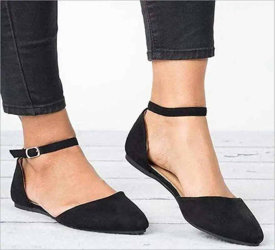 Женские модные однотонные балетки на плоской подошве офисные матовые замшевые