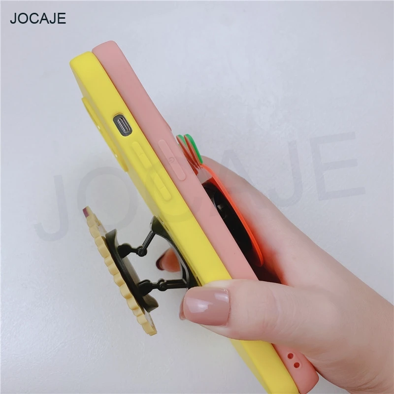 diy 3d cartoon fruit kickstand case for oppo reno 5 4 pro 5z f19 f17 pro plus k9 a95 5g find x3 x2 pro soft tpu shockproof cover free global shipping