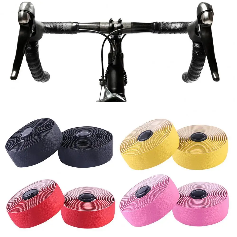 

2Pcs High Density Shock-absorbing Non-slip Bike Handlebar Tape for MTB Bicycle Bike Handlebar Strap Bicycle Accessories