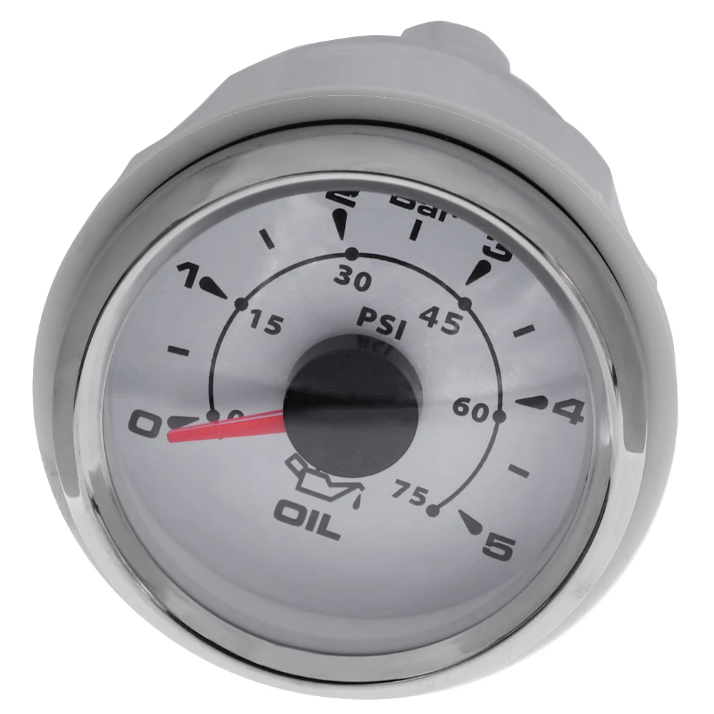 Автомобильный манометр давления масла для лодки 52 мм измеритель топлива 0 5 бар/0 10