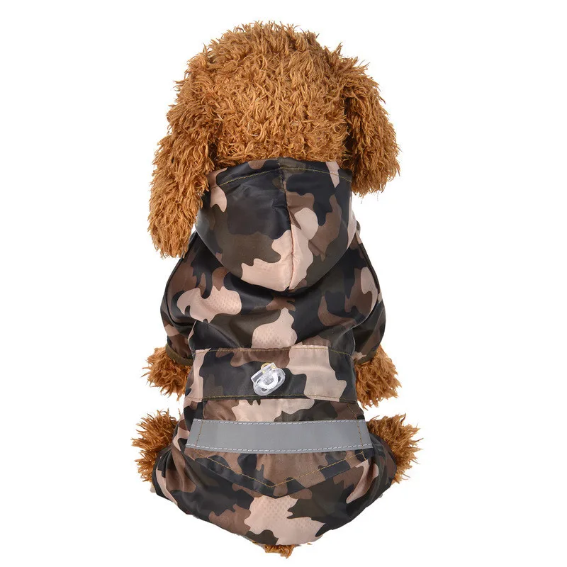

Hot Sale Pet Dog Clothes Raincoat Double Spring and Summer Puppy Dog Costume Waterproof Jacket XS-XXL Hoodie