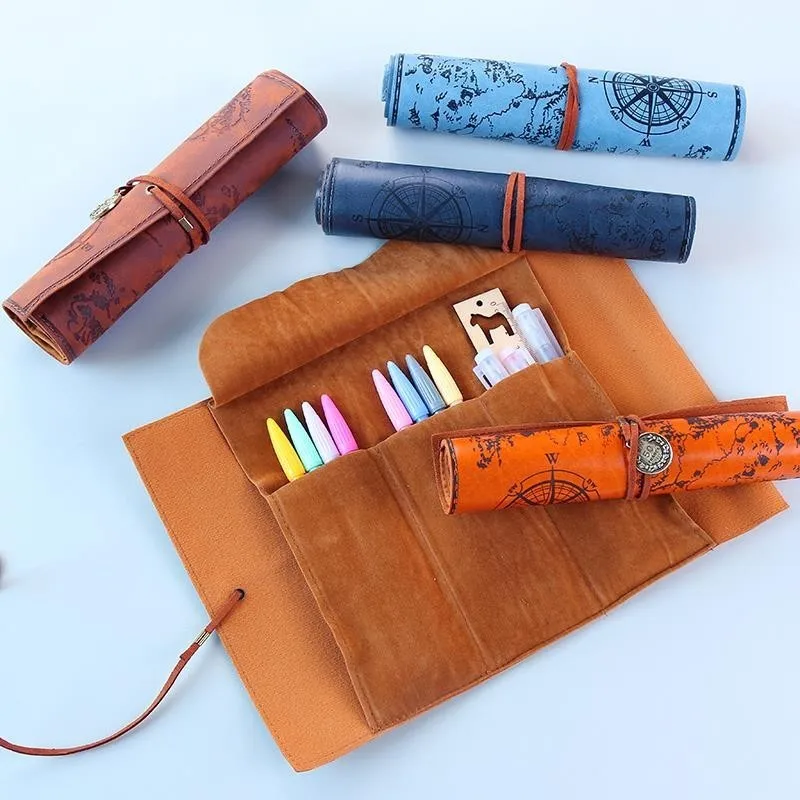 1 шт. из искусственной кожи креативная ретро Роскошные Карты Сокровищ карандаш