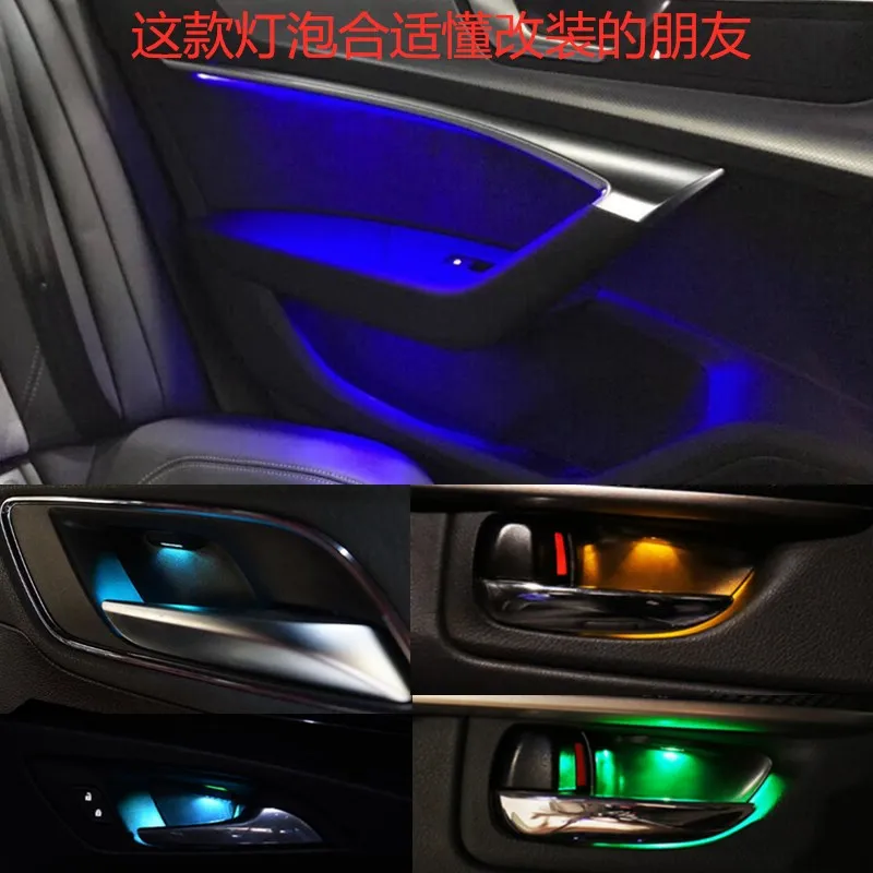 10*Car modification LED light 12-24V instrument foot sole atmosphere hand door handle storage box | Автомобили и мотоциклы