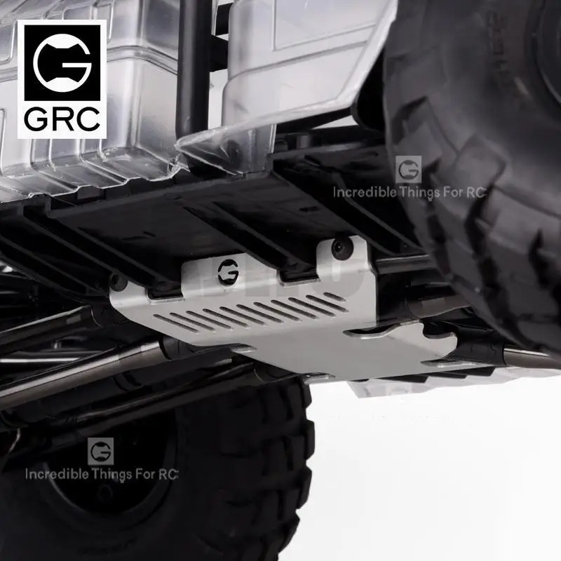 GRC AXIAL SCX10 II central transmission chassis UMG10 90046 90060 stainless steel armor for 1/10 RC Car Parts enlarge