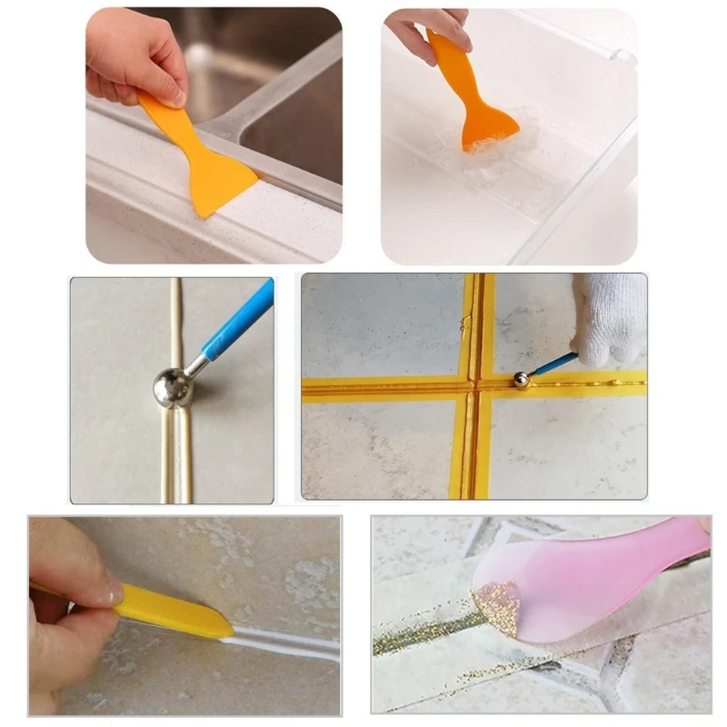 

22 Pcs Caulking Kit Caulk Sealant Finishing Silicone Caulk Removal Tool
