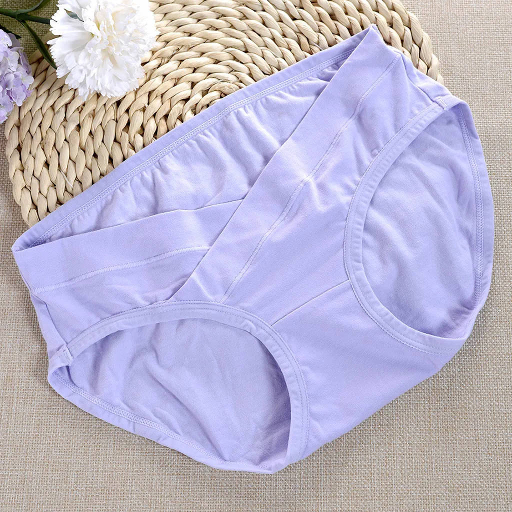 

Women Clothing Faja Postparto Low Waist Pregnant Under The Bump Cotton Maternity Underwear Pregnant Breathable Pregnancy Panties