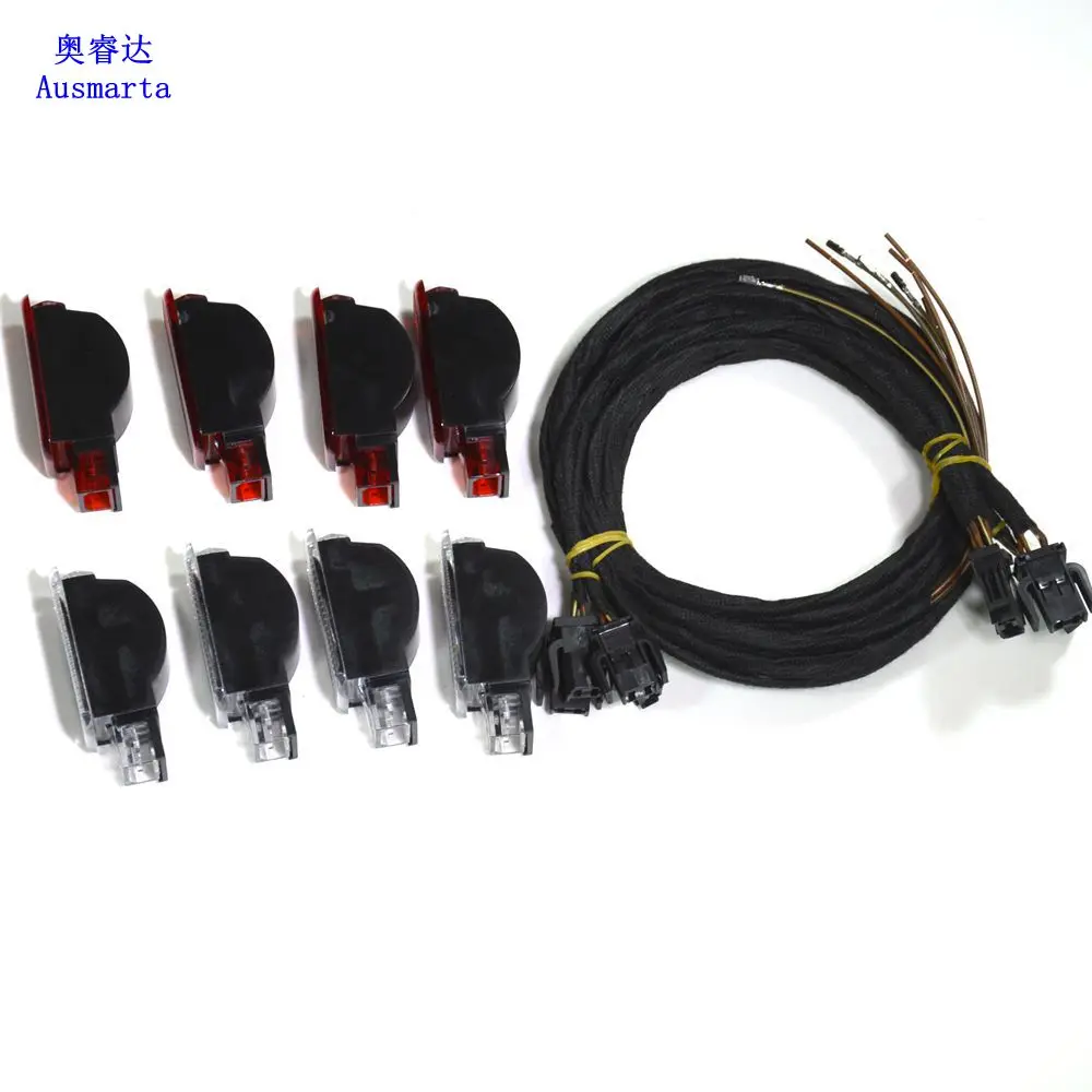 Кабель для дверной сигнальной лампы 8x OEM A3 A4 A5 A6 A7 A8 Q3 Q5 TT 8KD947411 8KD 947 411 8KD947415 415 |