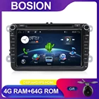 Bosion 2 din Android 10 4G 64G Автомобильный DVD Радио для VW Passat CC Polo GOLF 5 6 Touran EOS T5 Sharan Jetta GPS Радио DSP Octa Core