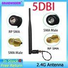 2,4 ГГц 2,4 ГГц wifi антенна 5dBi SMA Male для маршрутизатора Wi-fi усилитель 21 см интерфейса. Кабель IPX 1,13 Pigtail