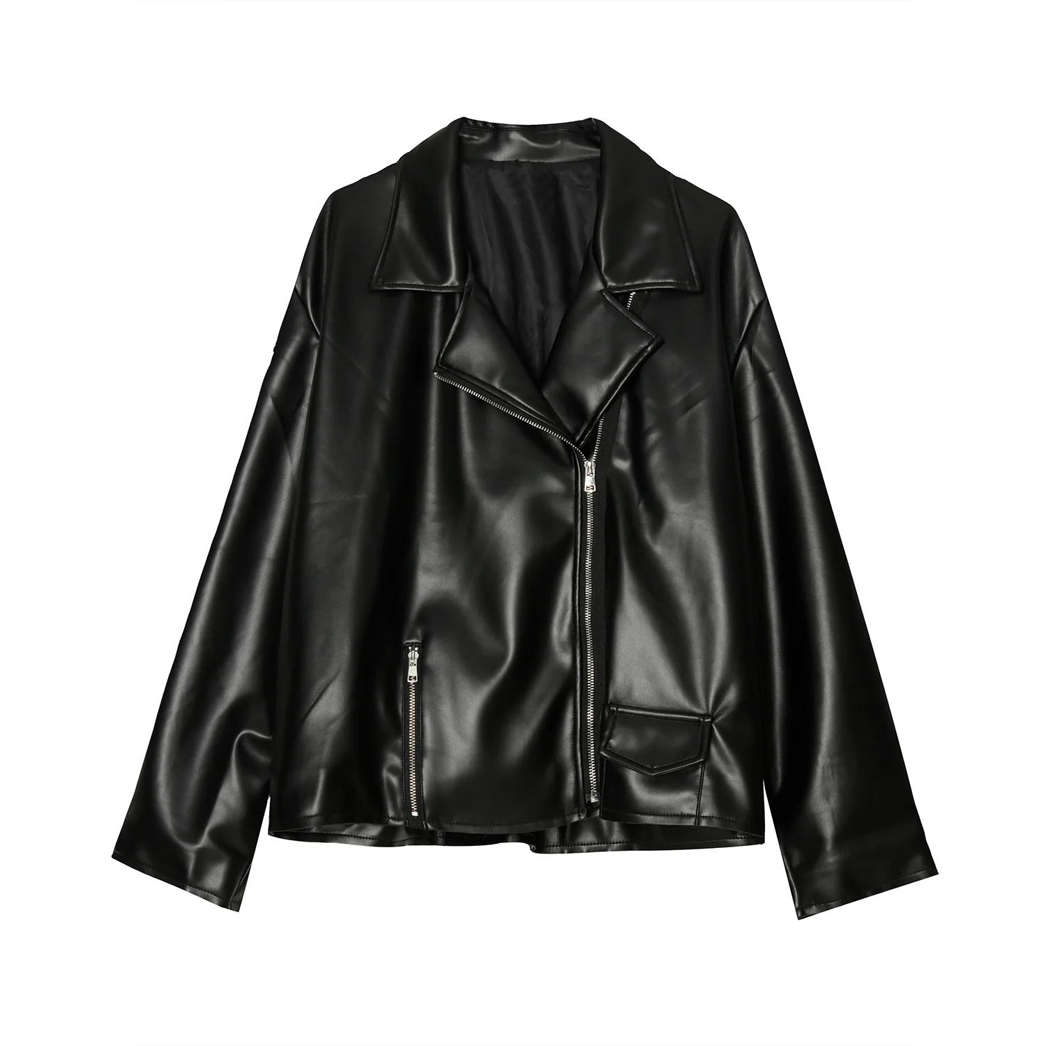 

MTL men's clothing | autumn 2021 new Korean version loose versatile, hsome and fashionable leather jacket