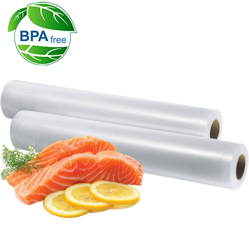 5 рулонов/партия кухонные вакуумные пакеты для хранения пищевых продуктов