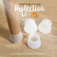 16pcs furniture silicon protection cover table leg cover stool leg cover table leg mat table foot protector