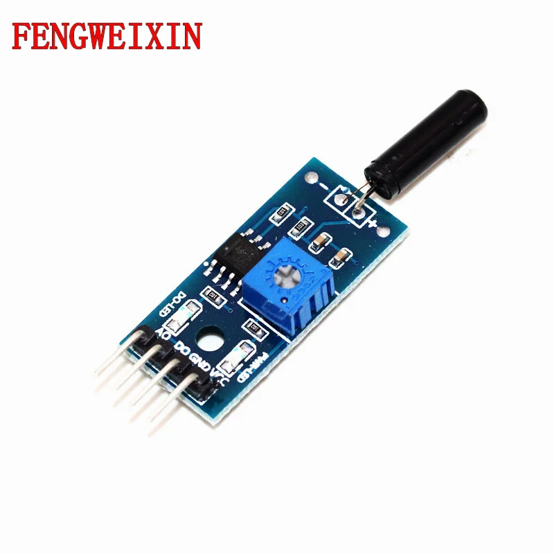 

Vibration Sensor Module Normally Open Vibration Switch High Sensitive Burglar Alarm Module SW-18010P for arduino Diy Kit