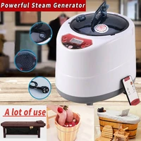 2 02 5l sauna steamer pot generator steam spa pot fumigation machine with remote control for home sauna steamer body therapy
