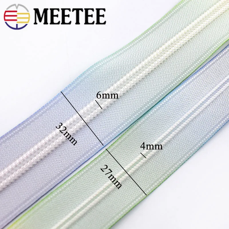 Meetee 3 #5 # нейлоновая открытая Водонепроницаемая молния для шитья сделай сам