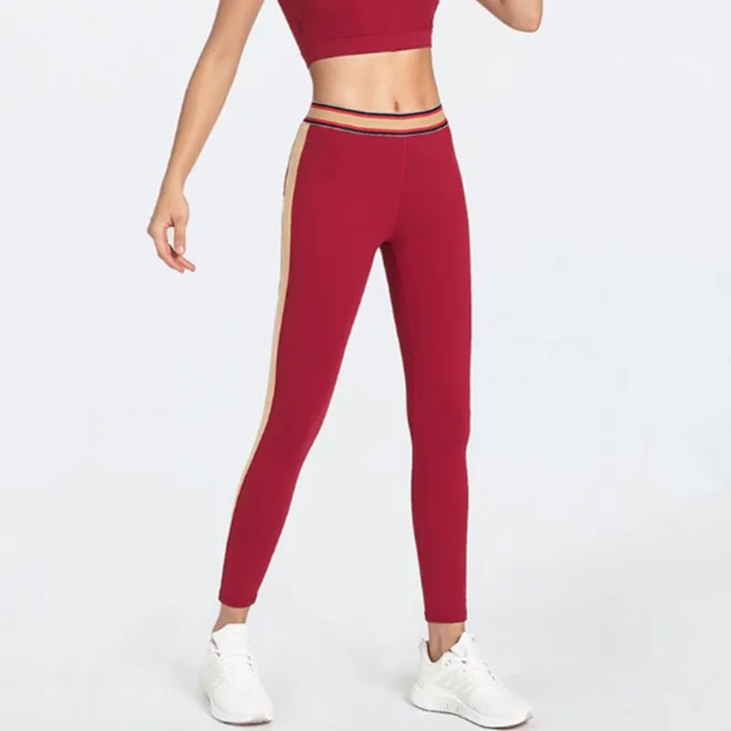 

Популярные штаны для спортзала и бега, женские облегающие брюки с высокой талией, спортивные брюки в европейском и американском стиле