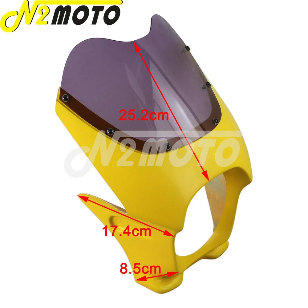 Обтекатель для передней фары Yamaha YBR125 Suzuki EN125 GSX125 Honda|headlight fairing|front fairingfork mounted headlight |
