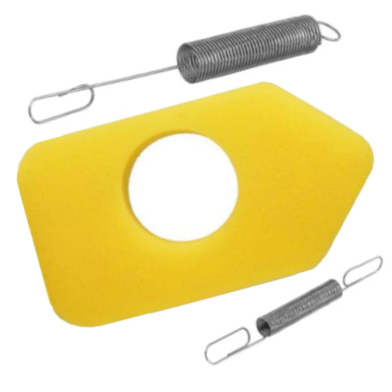 Подходит для двигателей Briggs And Stratton Sprint 2 шт. пружина + 1 воздушный фильтр ДЛЯ & 691859